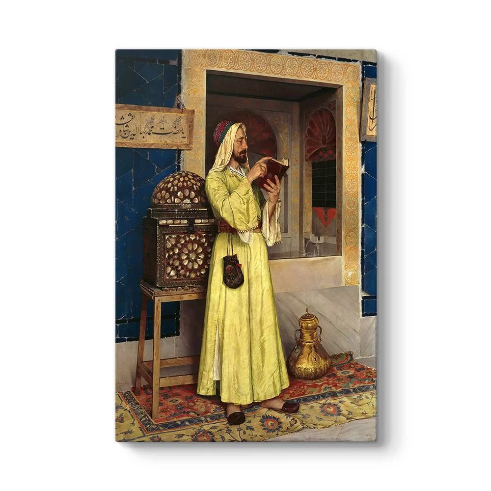 Osman Hamdi Bey -  Ab-ı Hayat Çeşmesi Tablosu - Model 2